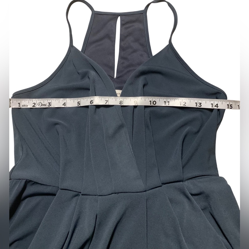 Bcbgeneration Blue/Gray Spaghetti Strap Midi Sund… - image 6